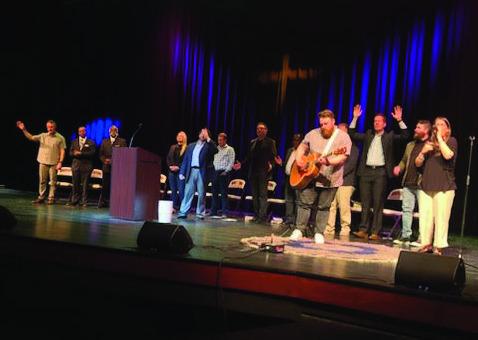 courtesy photo Two Hundred and twelve people attended the Bristow Citywide Prayer held at the Freeland Center on Sunday, March 5. Eighteen Ministries were represented.! There was a strong spirit of love and unity.