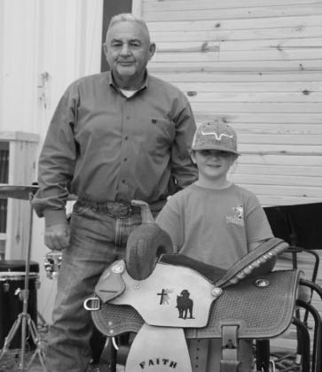 Pastor Steve with Jade Wilkerson winner of the 7-10 age group.
