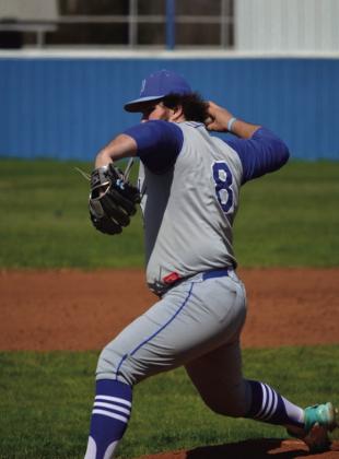 Seth McDaniel throws a pitch. courtesy photo