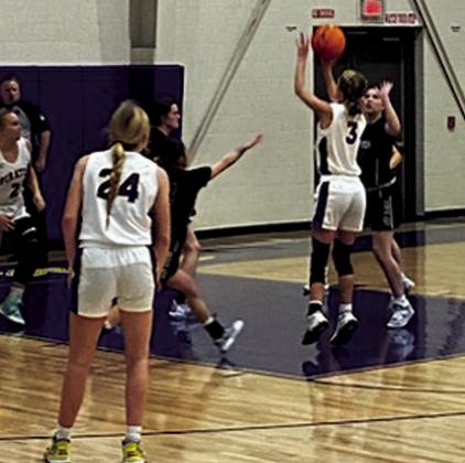 Ava Yocham goes for the hoop. courtesy photo