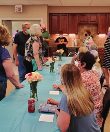 courtesy photo The community gathered to say goodbye to Dr. Cooper and saff.