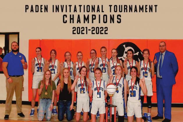 Lady Hornets Paden Invitational Tournament CHAMPIONS