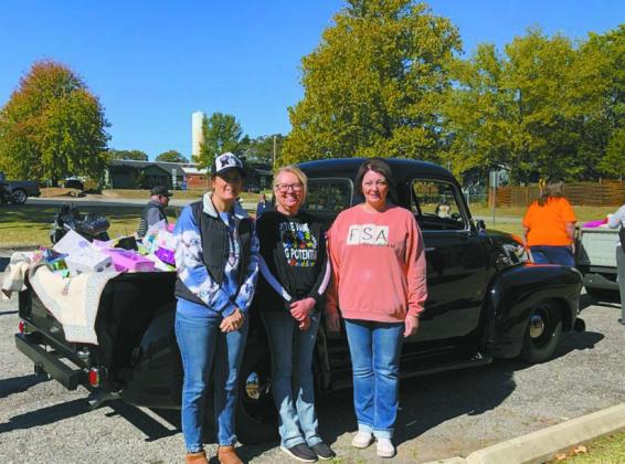 The ladies pictured are from Bristow Headstart. From left Ashley Montgomery, Carrie Root and Angela Williams.