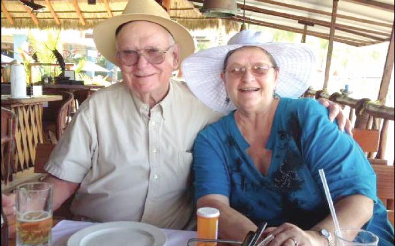 Wayne and Gloria Trotter enjoy a much needed vacation.