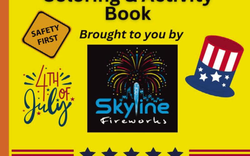 Locally crafted coloring books are provided for guests