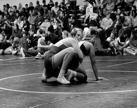 Freeman places 4th in girls wrestling at Inola Tournament