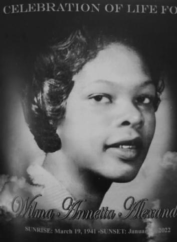 Wilma Annetta Ashley Alexander