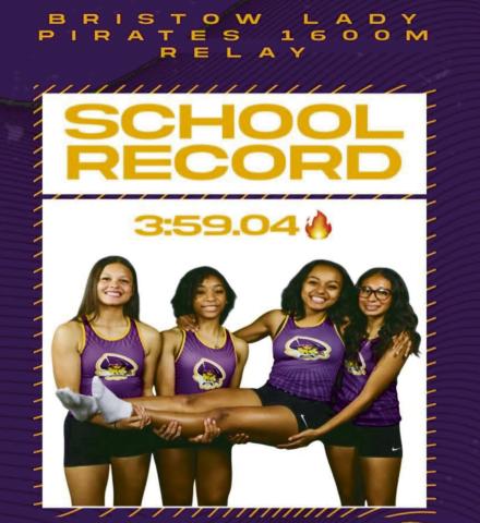 The Lady Pirate team consists of Eden Bigpond, Ashayla Bradford, Ramona Brown and Ayana Bruner.