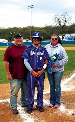 Brock McDaniel with Jeremy McDaniel and Keri Bare.