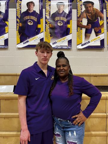 Asa Fortney with Tina Fortney. courtesy photo