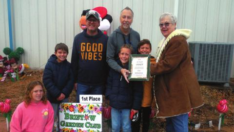 Bristow Garden Club Business Lighting Winners