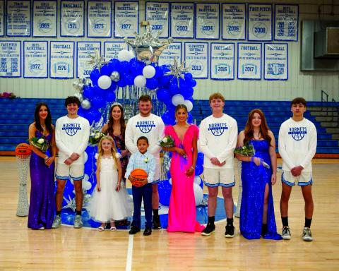 2024 Depew Hornet Basketball Homecoming Court