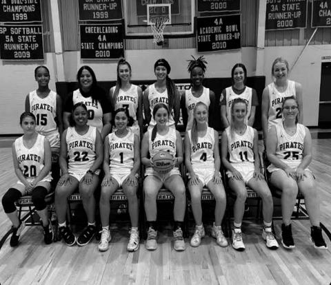 Back row from left, Cheyenne Roebuck, Ciara Pritchard, Chelsy Livesay, Camille Pritchard, Amari Echols, ShaLyn Edmondson, Abby Morgan. Front row from left, Jacqueline Gambill, Akiyah Rolland, Addi Alexander, Jenna Stapleton, Molly Gill, Ava Yocham, Peyton Thompson.