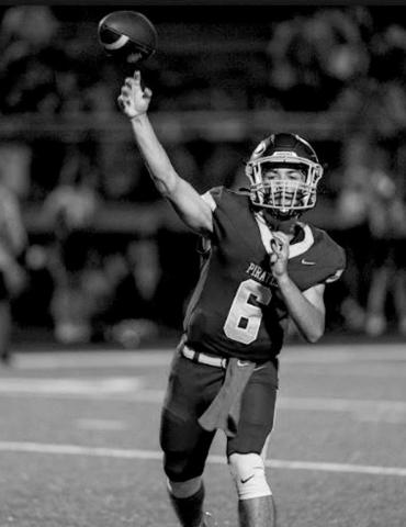 Bryce McNac goes for a pass.