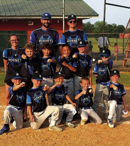 courtesy photo Depew 8U coach pitch undefeated season, winning the end of season tournament.