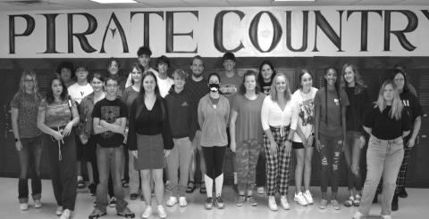 Bristow’s choir team practices for performance of winter concert
