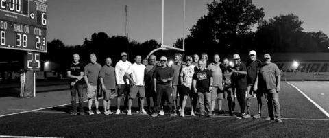 The 1985 State Champion alumni was honored at the Friday night game. They were the last team to win the title with a record of 13-1. courtesy photo