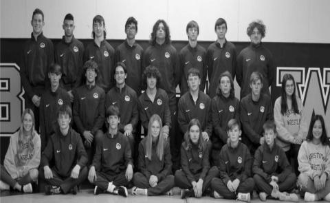 Back row from left, Steven Mizell, Cameron Pritchard, Chandler Fortney, Jordyn Morgan, Xavier Bigpond, John McDougle, Wyatt Vanzeant, Derek Ramey. Middle row from left, Asa Fortney, Hank Powell, Chad Odell, JT Dunbar, Rope Jones, Ethan Brown, Jackson Moore, Cheyenne Sallas. Front row from left, Bruleigh Henderson, TJ Holt, Daxtyn Davis, Zoey Freeman, Beau Canfield, Roan Goodwin, Reese Williams, Mia Fruits.