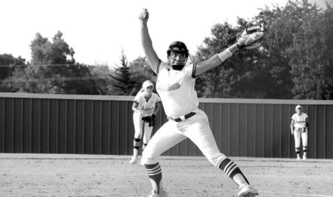 courtesy photo McKenna Ingram makes a pitch.
