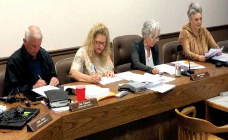 Mayor Kris Wyatt, along with city council members, were sworn in at the city council meeting on Monday evening.